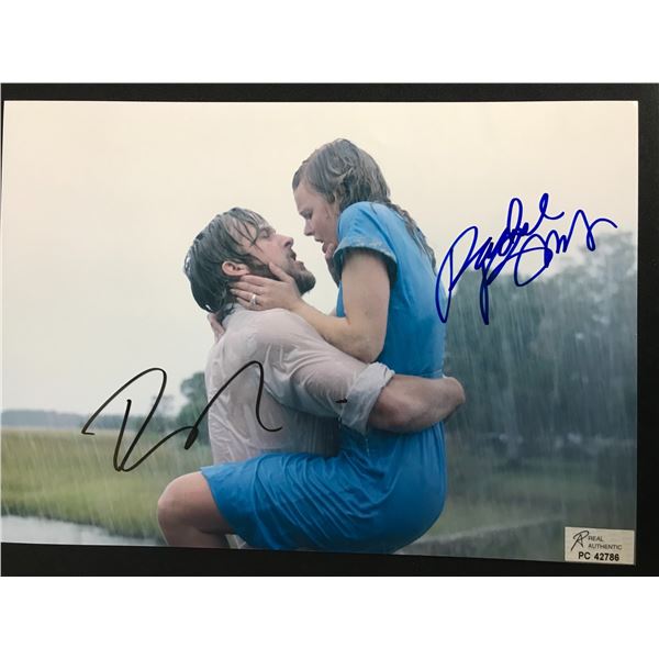 RYAN GOSLING AND RACHEL MCADAMS DUAL-SIGNED 8X10 PHOTO (RA COA)