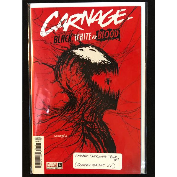 CARNAGE: BLACK, WHITE AND BLOOD NO.1 VARIANT EDITION (MARVEL COMICS)