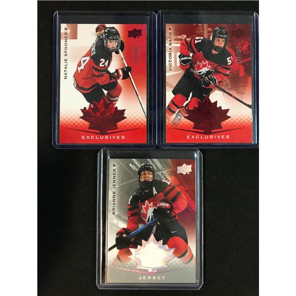 UPPER DECK TEAM CANADA WOMEN'S HOCKEY CARD LOT