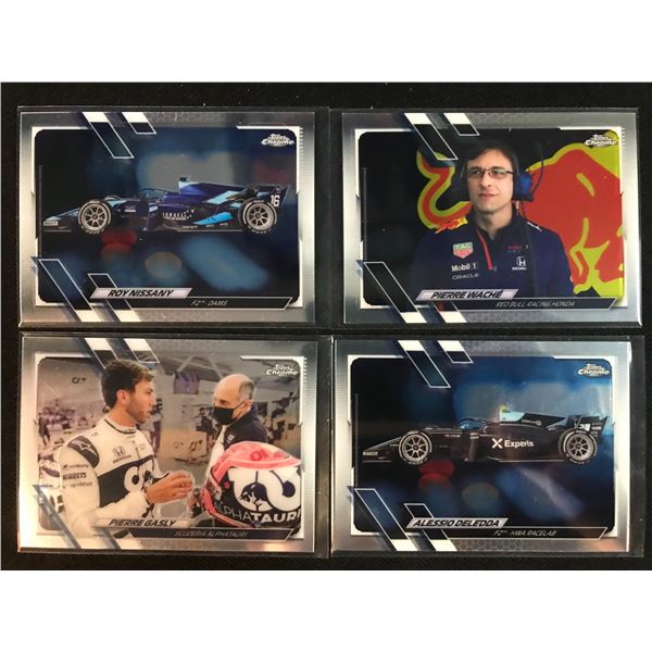 TOPPS CHROME FORMULA ONE CARD LOT