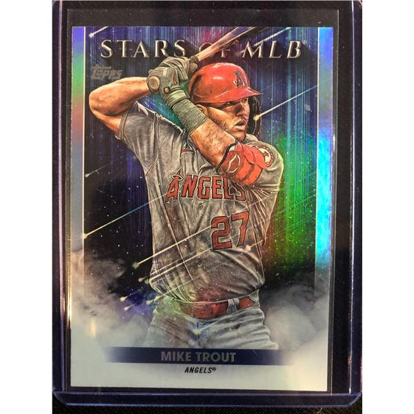 2022 Topps Series 1 Mike Trout Stars Of MLB #SMLB-1