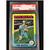 Image 1 : 1975 TOPPS NO.28 TOM MURPHY (PSA NM 7)