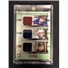 Image 1 : 2015 IN THE GAME PROSPECT TRIOS TYLER BENSON SIGNED CARD 4/10