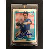 Image 1 : GEORGE BELL SIGNED FLEER BASEBALL CARD