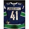 Image 1 : ELIAS PETTERSSON SIGNED ADIDAS PRO VANCOUVER CANUCKS JERSEY (GCG COA)