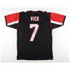 Image 1 : MICHAEL VICK SIGNED ATLANTA FALCONS JERSEY (JSA COA)