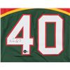 Image 2 : SHAWN KEMP SIGNED SEATTLE SUPERSONICS CUSTOM JERSEY (BECKETT COA)
