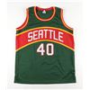 Image 3 : SHAWN KEMP SIGNED SEATTLE SUPERSONICS CUSTOM JERSEY (BECKETT COA)