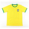 Image 3 : PELE SIGNED TEAM BRAZIL SOCCER JERSEY (BECKETT COA)