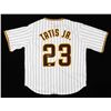 Image 1 : FERNANDO TATIS JR. SIGNED SAN DIEGO PADRES BASEBALL JERSEY ( JSA COA)