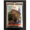 Image 1 : TONY FERNANDEZ SIGNED DONRUSS BASEBALL ROOKIE CARD