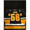 Image 1 : JAROMIR JAGR SIGNED PITTSBURGH PENGUINS CCM HOCKEY JERSEY (GCG COA)