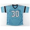 Image 3 : CHUBBA HUBBARD SIGNED PANTHERS JERSEY (BECKETT COA )