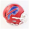 Image 1 : STEFAN DIGGS SIGNED BUFFALO BILLS FULL SIZE SPEED HELMET (BECKETT COA)