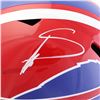 Image 2 : STEFAN DIGGS SIGNED BUFFALO BILLS FULL SIZE SPEED HELMET (BECKETT COA)