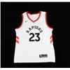 Image 3 : FRED VAN VLEET SIGNED TORONTO RAPTORS NBA CHAMPS BASKETBALL JERSEY (PSA COA)