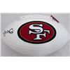 Image 1 : JOE MONTANA SIGNED 49ERS LOGO FOOTBALL (BECKETT COA)