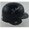 Image 1 : YOGI BERRA AND WHITEY FORD DUAL SIGNED NY YANKEES MINI BATTING HELMET (BECKETT COA)