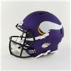Image 3 : RANDY MOSS SIGNED MINNESOTA VIKINGS FULL-SIZE SPEED HELMET (JSA COA)