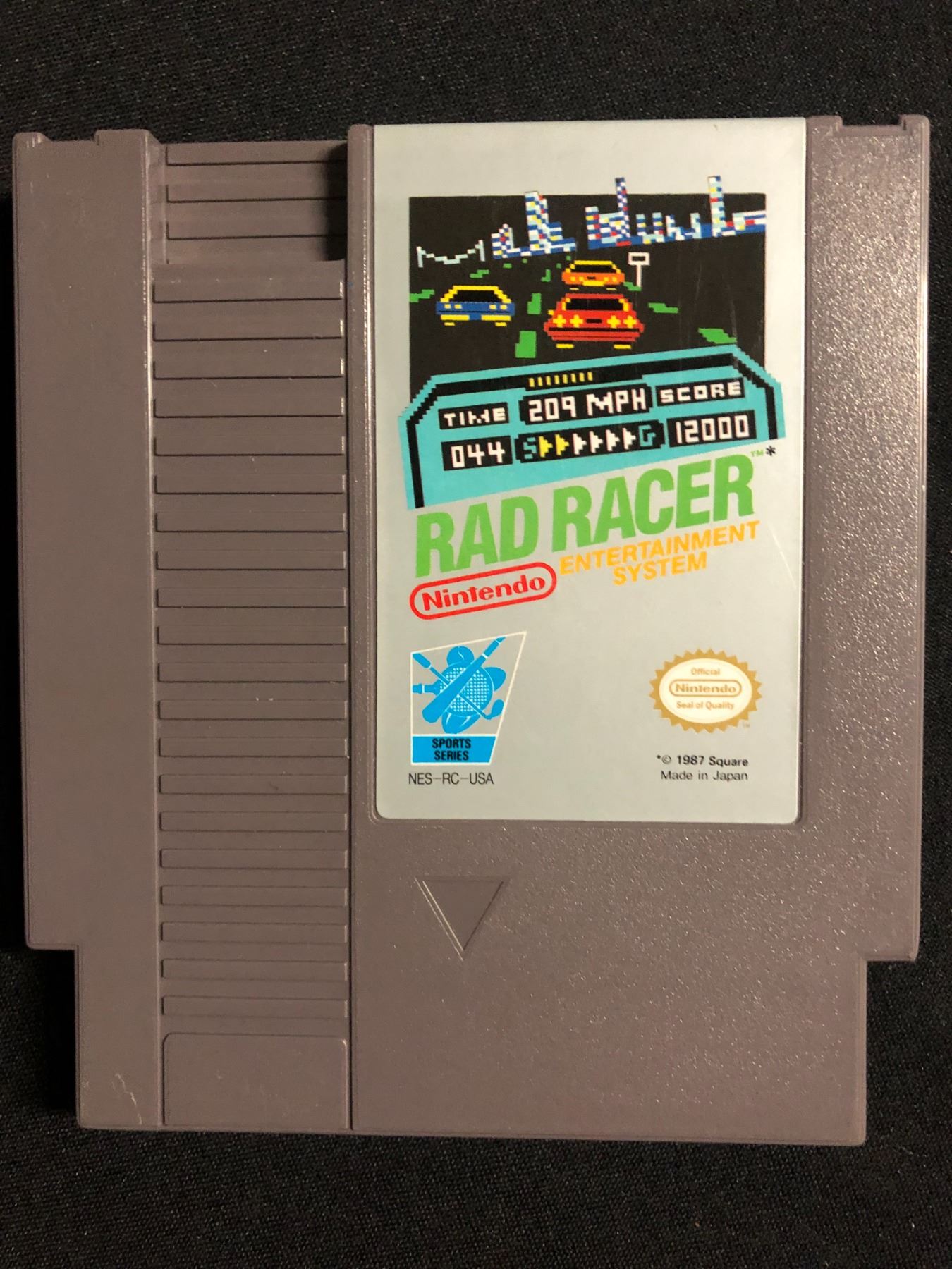 NINTENDO RAD RACER VIDEO GAME