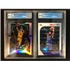 Image 1 : LEBRON JAMES AND LONZO BALL GRADED CARD LOT