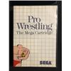 Image 1 : SEGA PRO WRESTLING VIDEO GAME COMPLETE WITH BOX AND MANUAL