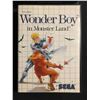 Image 1 : SEGA WONDER BOY IN MONSTER LAND VIDEO GAME COMPLETE WITH BOX AND MANUAL