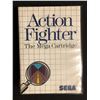 Image 1 : SEGA ACTION FIGHTER VIDEO GAME COMPLETE WITH BOX AND MANUAL