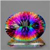 Image 1 : Natural Rainbow Mystic Quartz 18x13 MM - VVS