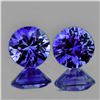 Image 1 : Natural Violet Blue Sapphire Pair {Flawless-VVS}