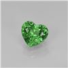 Image 1 : Natural Top Green Tsavorite Garnet Heart  3.59 Cts