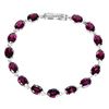 Image 1 : Natural African  Rhodolite Garnet Bracelet