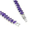 Image 3 : Natural Unheated Amethyst Bracelet