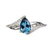 Image 1 : Natural London Blue Topaz Ring