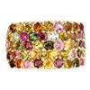 Image 1 : Natural Untreated Multi Color Tourmaline Ring