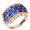 Image 2 : Natural Unheated Kyanite Sapphire  Ring