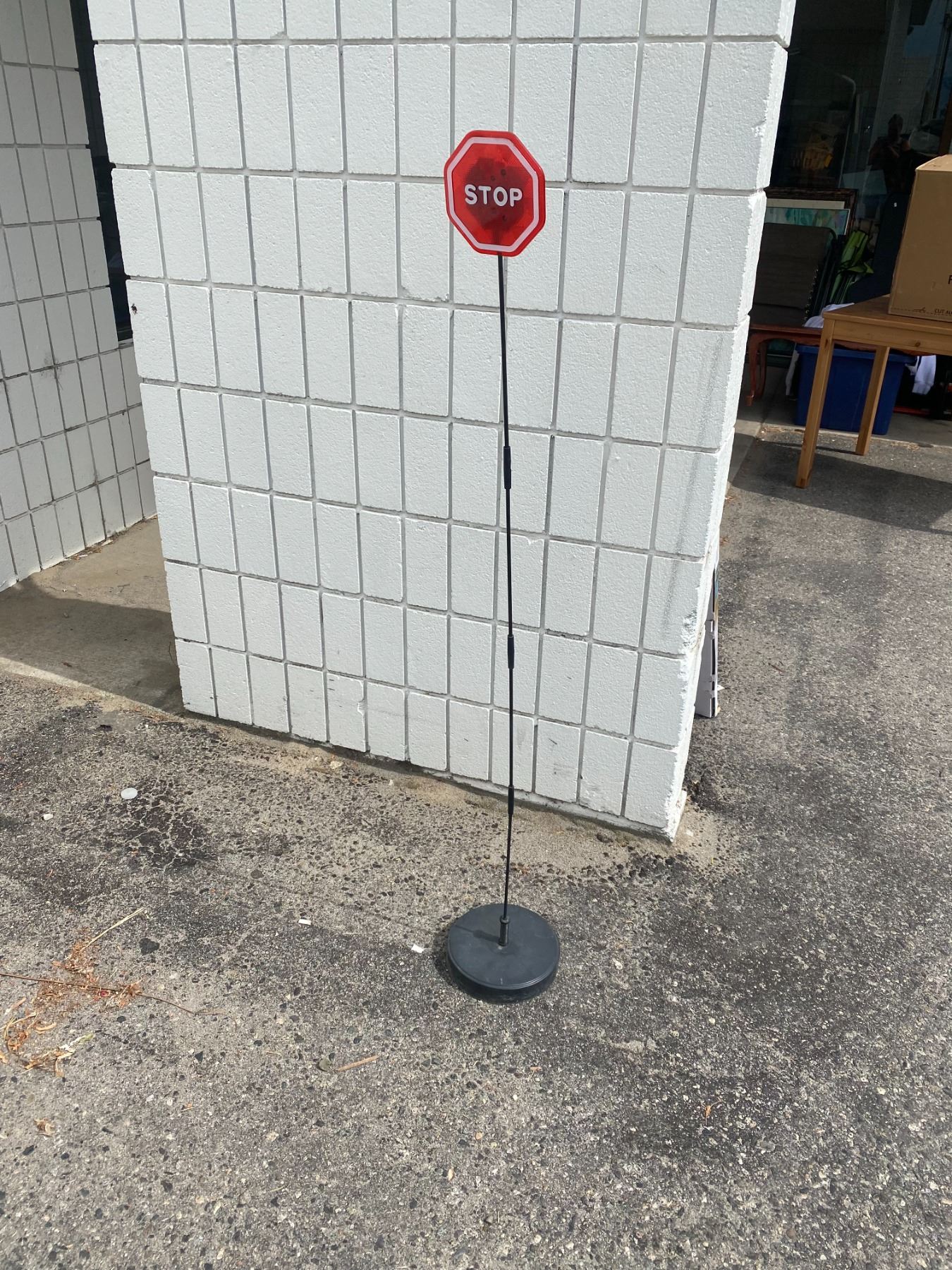 Stop reflector