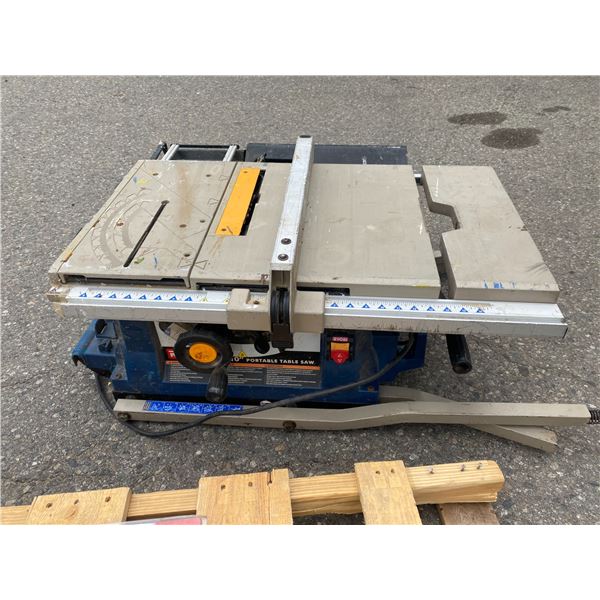 Ryobi 10  portable table saw