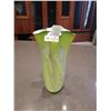 Image 1 : Large Green Painted Glass Vase