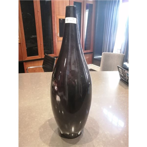 Black Ceramic Vase (Tall)