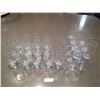 Image 1 : 13 x Water Glasses and 7 x Champagne Flutes