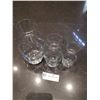 Image 4 : 2 x Large, 4 x Medium, 18 x Small Glass Decanters, and Sand Timers