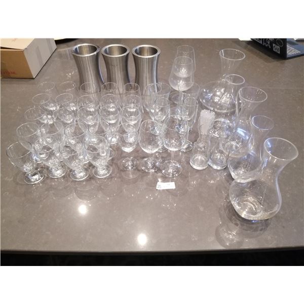 Assorted Glassware