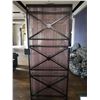 Image 1 : Large Metal Screen w/ Transparent Curtain