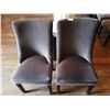 Image 1 : 2 x Upholstered High-Backed Decorative Dining Chairs