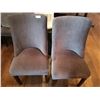 Image 1 : 2 x Upholstered High-Backed Decorative Dining Chairs