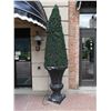 Image 1 : Large Potted Square-Trimmed Artificial Tree (VERY HEAVY)