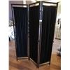 Image 2 : 3-Panel Black Room Divider Screen