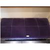 Image 3 : Upholstered Purple Bench w/ Tassels