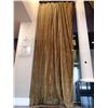 Image 1 : 2 x Large Fabric-Lined Curtains w/ Curtain Tie-Down Assembly and Curtain Rods